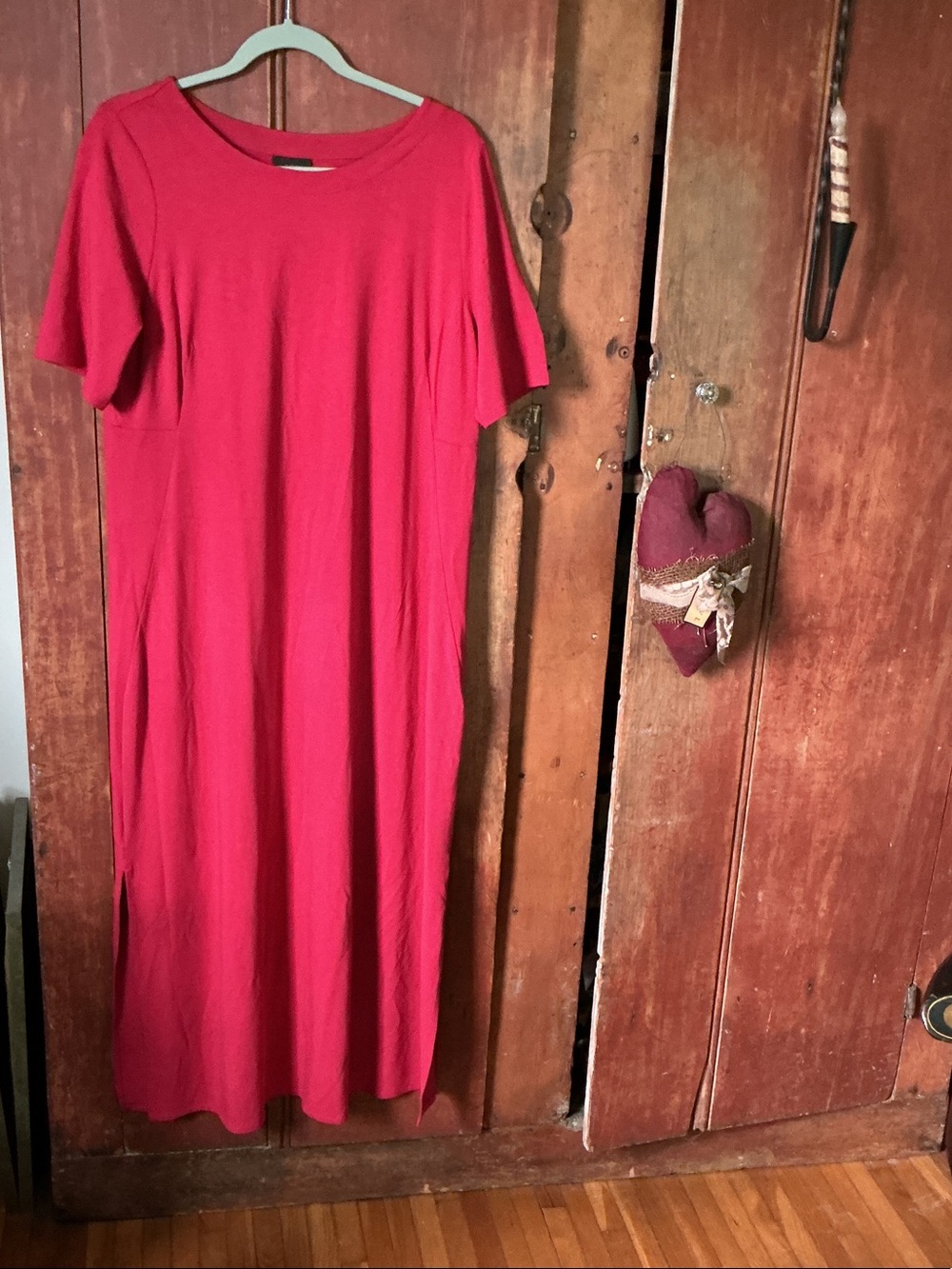 J. Jill Vibrant Red Maxi Dress - NWT